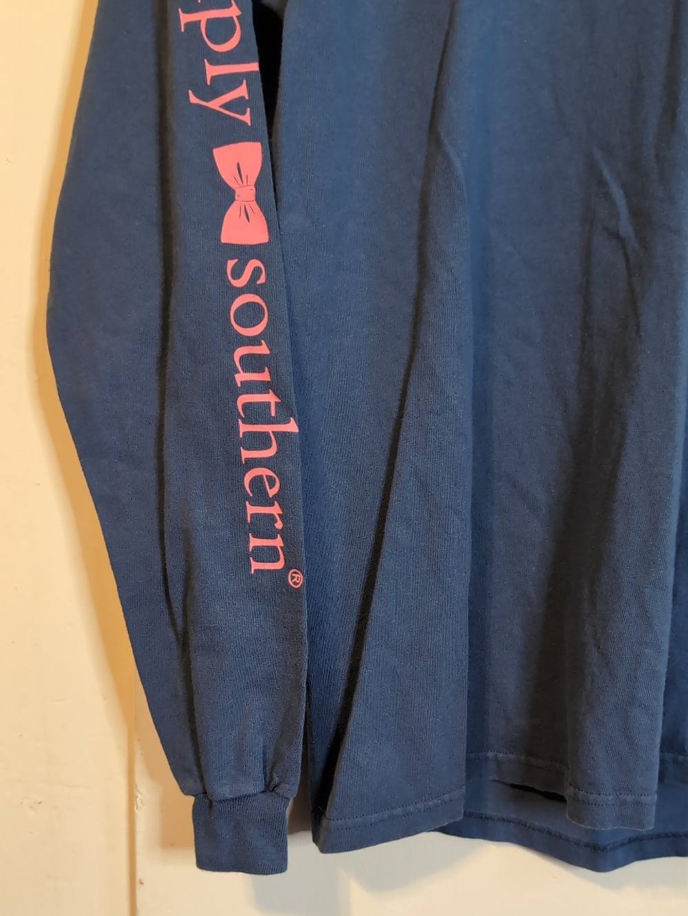 Simply Southern Sisters Cactus Cat Long Sleeve Tee womens Medium - Picture 4 of 6